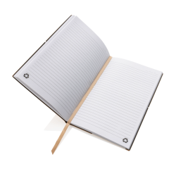 Carnet de notes A5 en cuir recyclé GRS