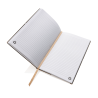 Carnet de notes A5 en cuir recyclé GRS